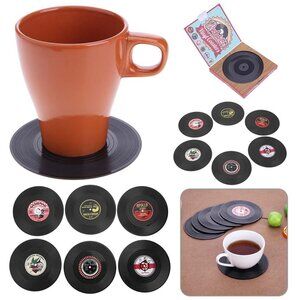 Vinyl Record Drink Coasters